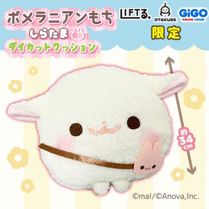 ポメラニアンもち ぬいぐるみバック 生々し しらたま